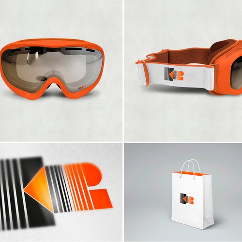 Goggles design with the title 'Create an amazing logo for GLX Goggles'