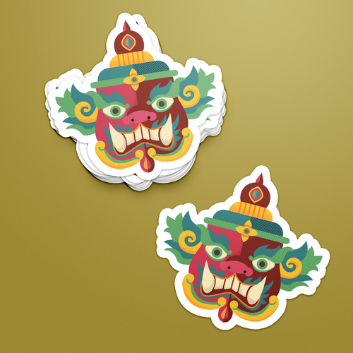 Thai design with the title 'Bold, Unique, Hip Thai Restaurant'