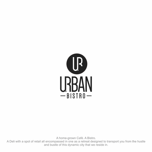 Dynamic brand with the title 'Urban bistro '