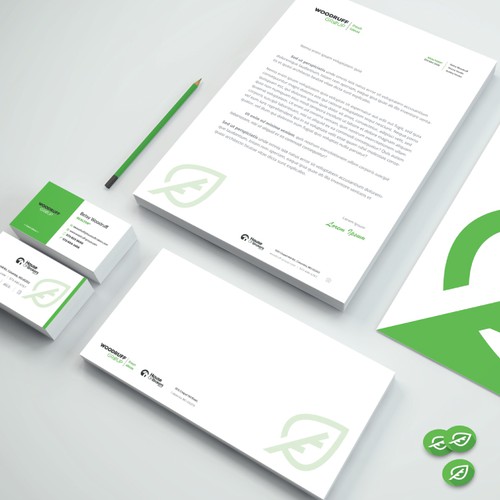 Natural design with the title 'Fresh Brand Identity Design'