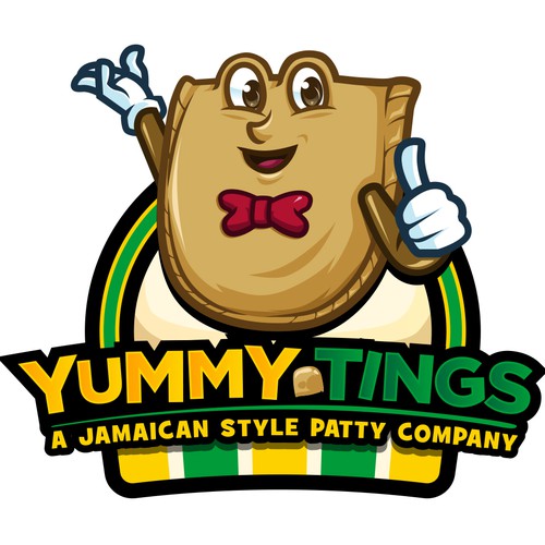 Cartoon design with the title 'Yummy Tings'