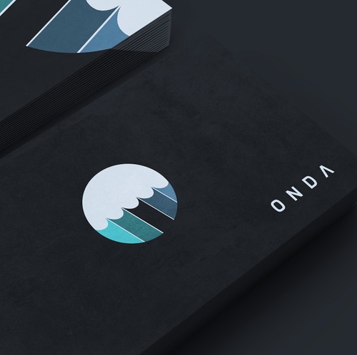 Wave brand with the title 'Brand Identity for Onda'