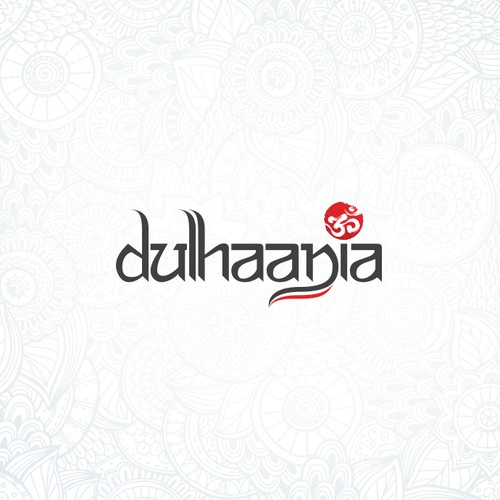 Indian design with the title 'Logo concept for "dulhaania"'