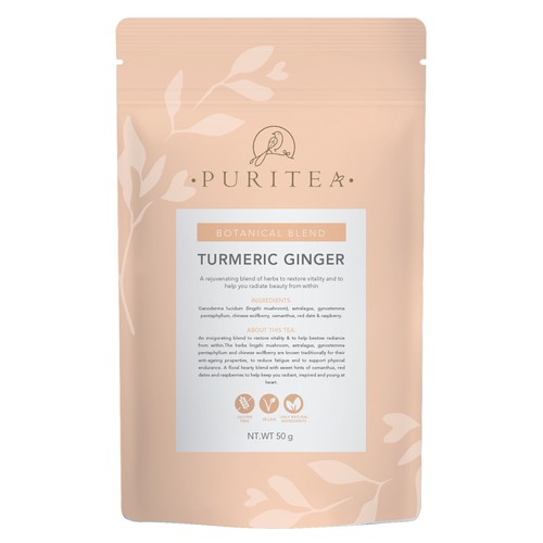 Packaging with the title 'Loose Leaf Tea Packaging'