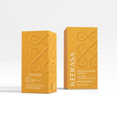 Premium Skincare Packaging Concept for Renew & Glow Serum