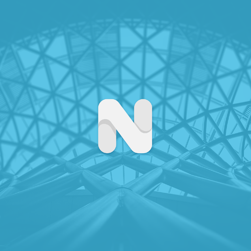 3D color logo with the title 'Minimal lettermak logo'