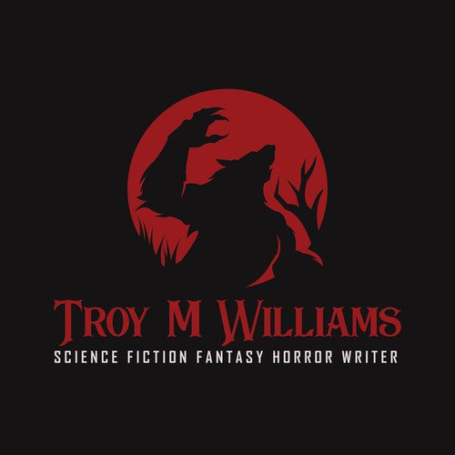 Horror logo with the title 'SCIFI FANTASY HORROR WRITER LOGO'