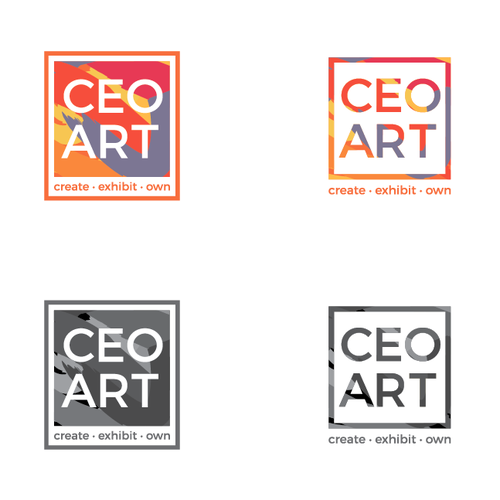 Typographic logo with the title 'CEO ART'
