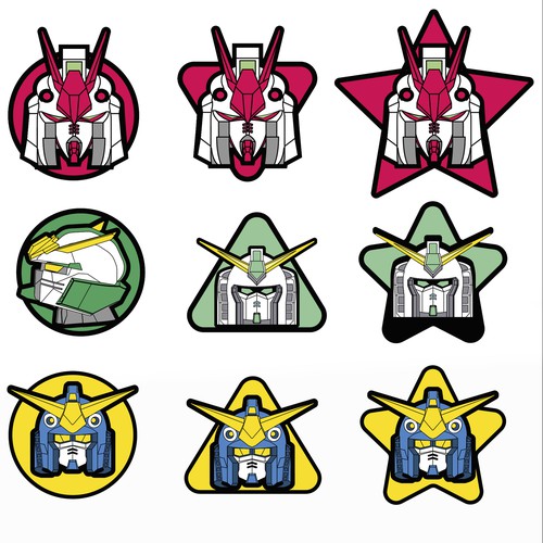 Patch design with the title 'Patches for Caps'