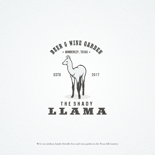 Llama logo with the title 'The Shady Llama'