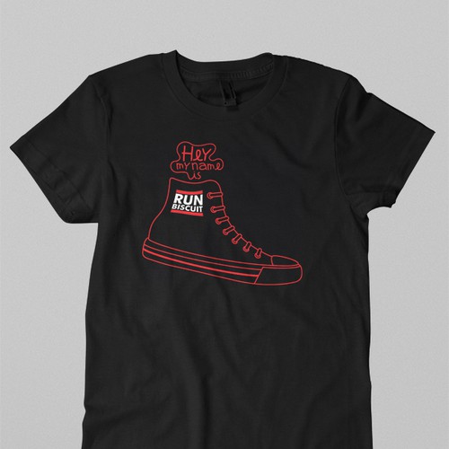 Line drawing design with the title 'Your help is required for a new t-shirt design'