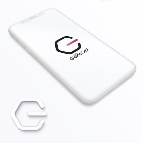 Professional brand with the title 'Giant Cell | Logo'