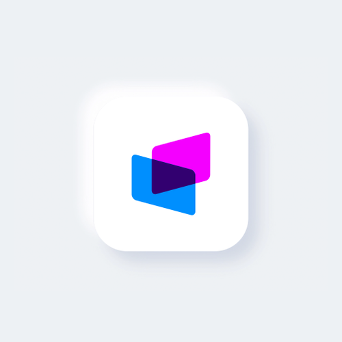 Overlapping design with the title 'money + overlapping concept'