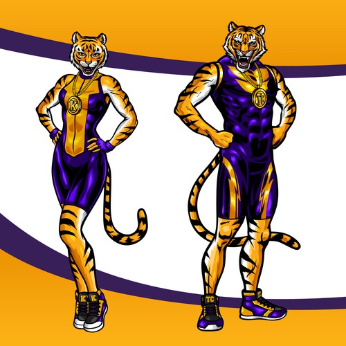 Tiger design with the title 'Too Cool Club'