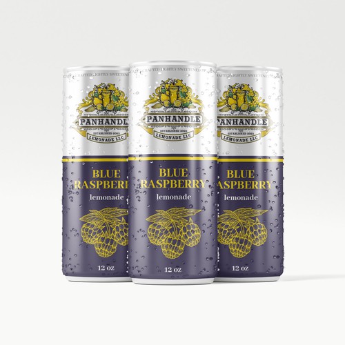 Lemonade label with the title 'Local Lemonade Beverage'