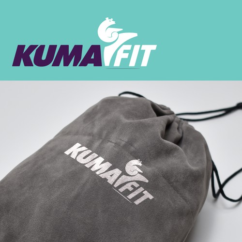 Boxing-gloves logo with the title 'Kuma fit'