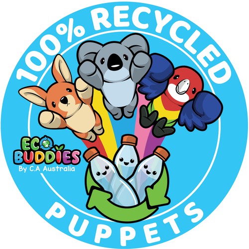 Friend design with the title 'eco friendly illustrations'