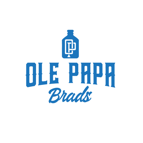 Bourbon logo with the title 'Ole Papa Brads'