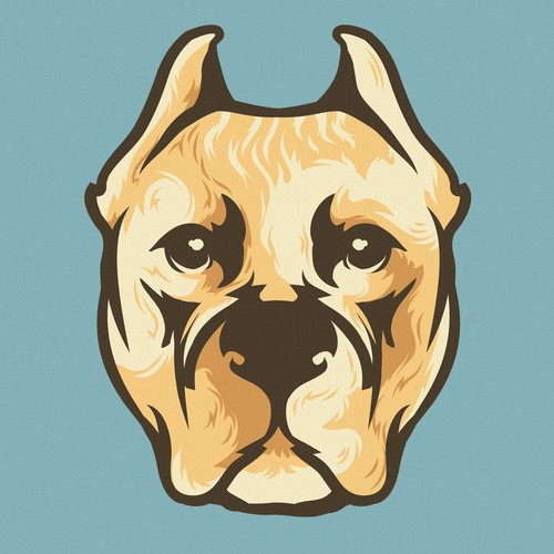 Bold t-shirt with the title 'Pit bull puppy'