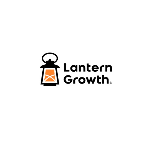 Growing design with the title 'Lantern Growth Logo'