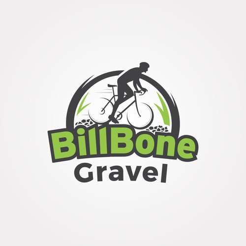 Cycling design with the title 'BillBone Gravel'