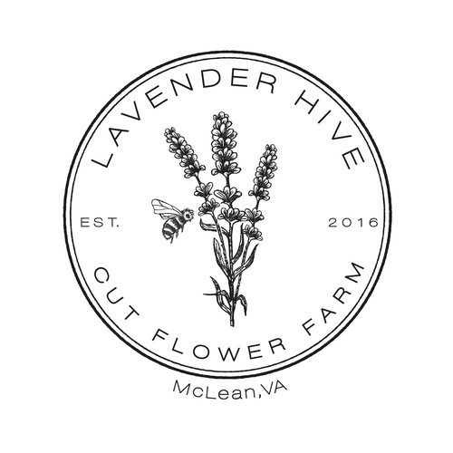 Lavender design with the title 'Lavender Hive'