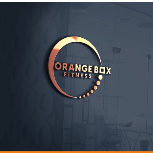 Virtual logo with the title 'monogram logo for fitness program'