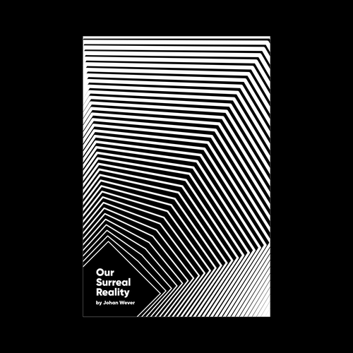 Poster book cover with the title 'FOR SALE! Surreal Reality Cover for Book'