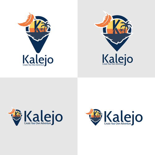 Enjoy logo with the title 'Travel Logo'