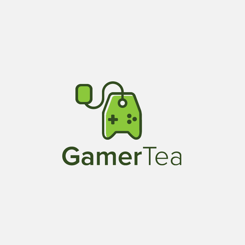 Gaming logo with the title 'Gamer Tea'