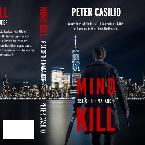 Spy book cover with the title 'Mind Kill book cover'
