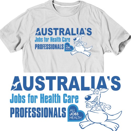 Internet t-shirt with the title 't-shirt design for All Jobs Health'