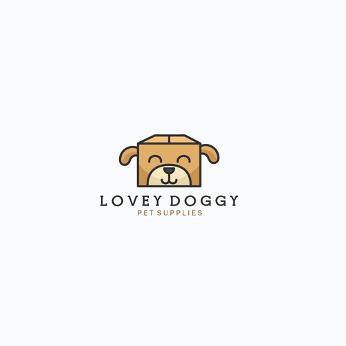 Supply logo with the title 'Lovey Doggie lLogo'