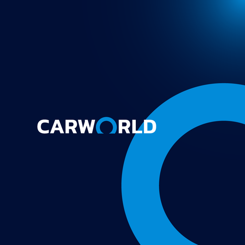 Arch design with the title 'Carworld Logo Design'