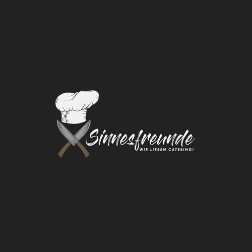 Catering logo with the title 'Logo redesign for SINNESFREUNDE. A catering company!'