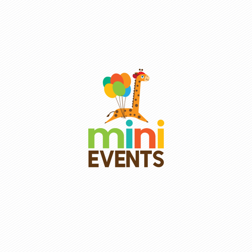 Event planning logo with the title 'Mini events'