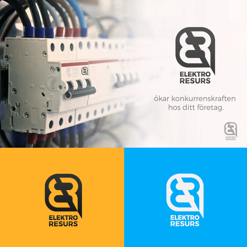 Swedish design with the title 'Logo Design for a supplier of electrical installation.'