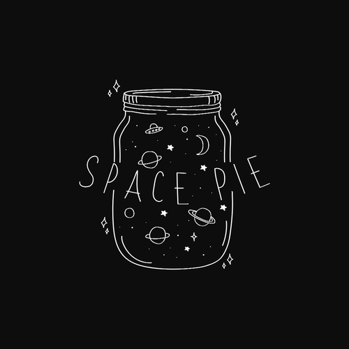 Jar logo with the title 'Space Pie logo'