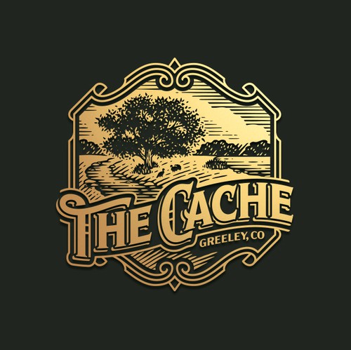 Scenery logo with the title 'Landscape Classic Logo'