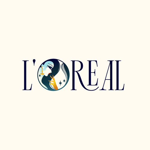 Gatsby logo with the title 'Art Deco logo for L'Oreal '