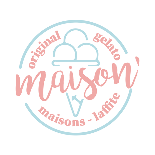 Gelato brand with the title 'Logo for Maison' Gelato'