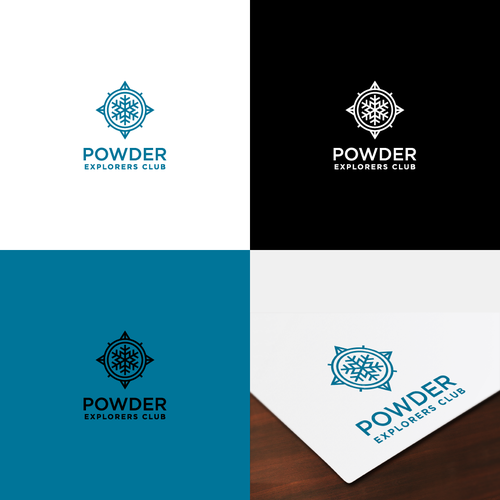 Snowflake logo with the title 'Powder Explorers Club'