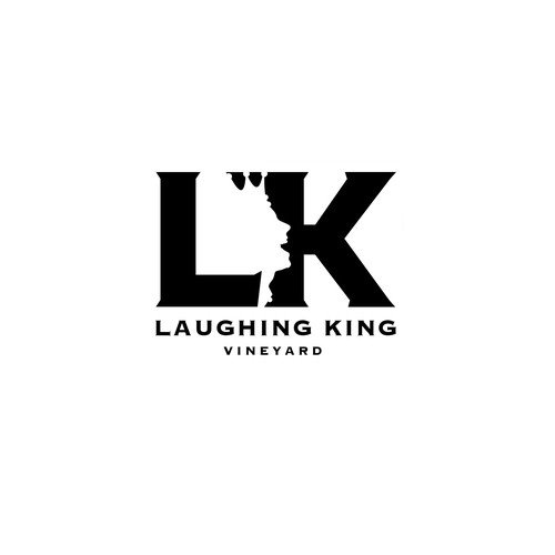 Laughing logo with the title 'Laughing King Vineyard'