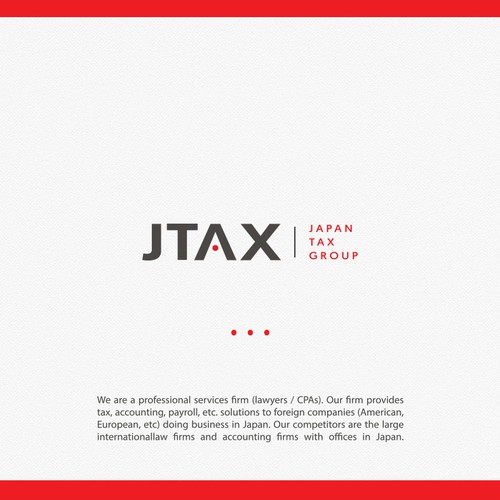 Red brand with the title 'JTAX'