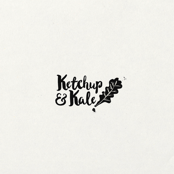 Food blog logo with the title 'Natural logo for a food blog'