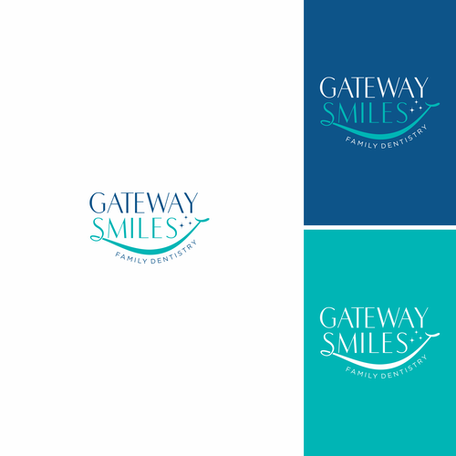Medical design with the title 'Logo design for Gateway Smiles Family Dentistry'