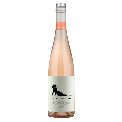 Rose label with the title 'modern wine label concept'
