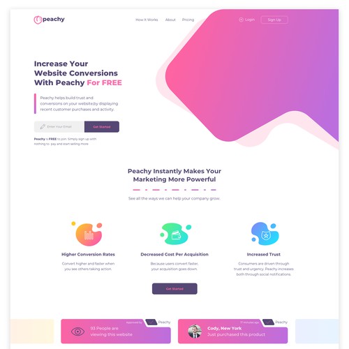 Marketing website with the title 'Marketing Agency'