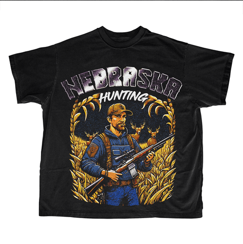 Hunter design with the title 'Deer / Hunting'