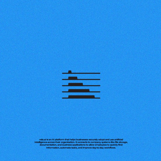 Software design with the title 'Vela.ai'